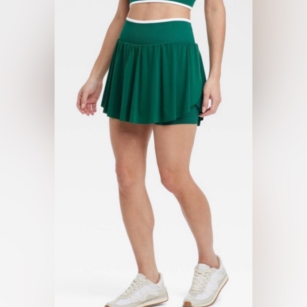 All in Motion Emerald Skater Skirt
